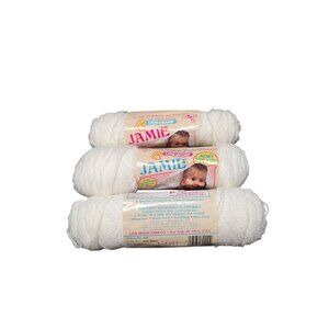 Lion Brand Jamie Vintage White Skeins Baby Yarn